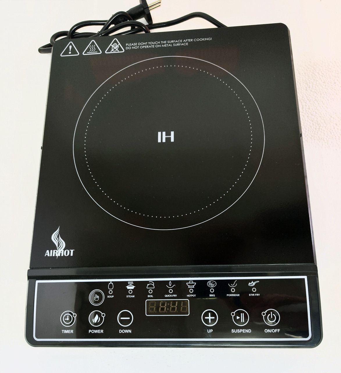 Індукційна плита професійна настільна AIRHOT IP2000 SLIM