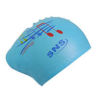 Шапочка для плавання для довгого волосся SNS KW-1Г blue music