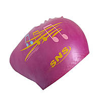 Шапочка для плавання для довгого волосся SNS KW-1МА crimson music