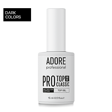 PRO classic top no UV для темних відтінків 15ml ADORE PROFESSIONAL