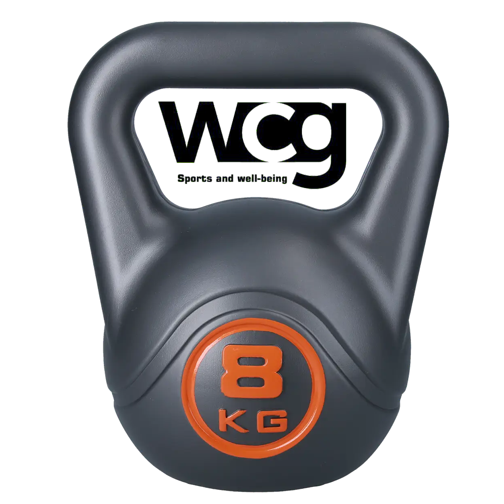 Гиря для кросфіту композитна гиря з вініловим покриттям протиударна гиря спортивна WCG Crossfit 8 кг