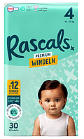 Підгузки преміум класу Rascals Premium Luiers 4 ( 10-15кг) 30шт