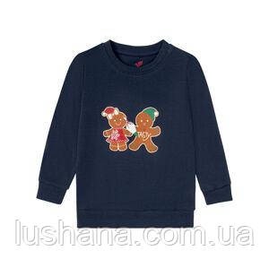 Дитячий реглан лонгслів Lupilu на хлопчика новорічний р.98-104, 2-4р., фото 1