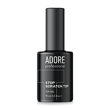 Ультраглянцевий топ Stop scratch top no wipe UV 15 ml ADORE PROFESSIONAL