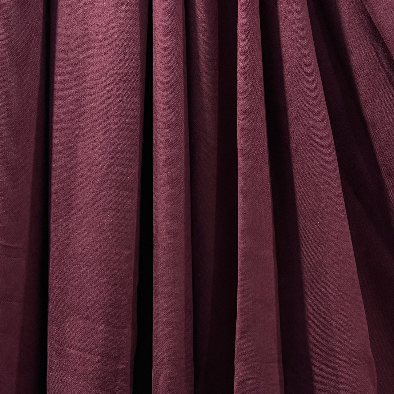 Шторна тканина мікровелюр на метраж, колір бордовий, висота 3м (Petek-198), фото 1