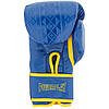 Боксерські рукавиці PowerPlay 3021 Ukraine Синьо-Жовті 12 унцій, фото 6