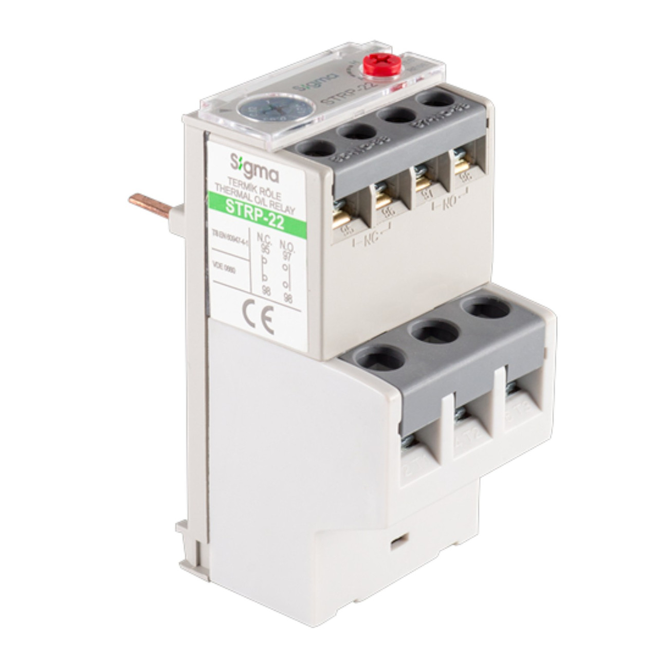 Теплове реле для контактора, пускача, теплушка на 0,16 А, діапазон 0,1-0,16, фото 1