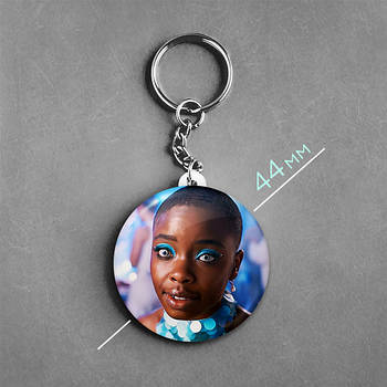 "Бянка Барклі (Венздей / Wednesday)" брелок круглий Ø44 мм