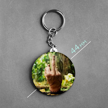 "Річ (Венздей / Wednesday)" брелок круглий Ø44 мм