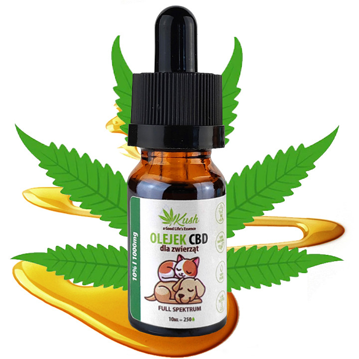 🌿CBD олія для собак та котів Kush 10%, фото 1