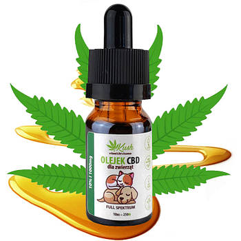🌿CBD олія для собак та котів Kush 10%