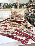 Серветка сервірувальна Новорічна гобеленова Limaso RUNNER1385, фото 6