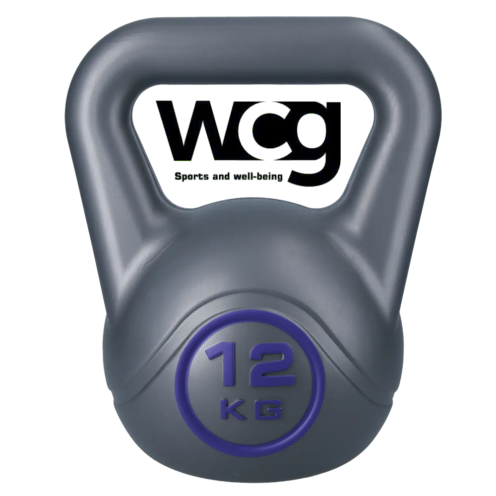 Гиря для кросфіту композитна гиря з вініловим покриттям протиударна гіря спортивна WCG Crossfit 12 кг