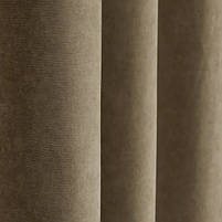 Шторна тканина мікровелюр на метраж, колір пісок, висота 3м (Petek-200), фото 2