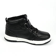 0625K Хайтопи дитячі чорні на липучці Flip від Том.м розмір 35 - устілка 21,2 см, фото 3