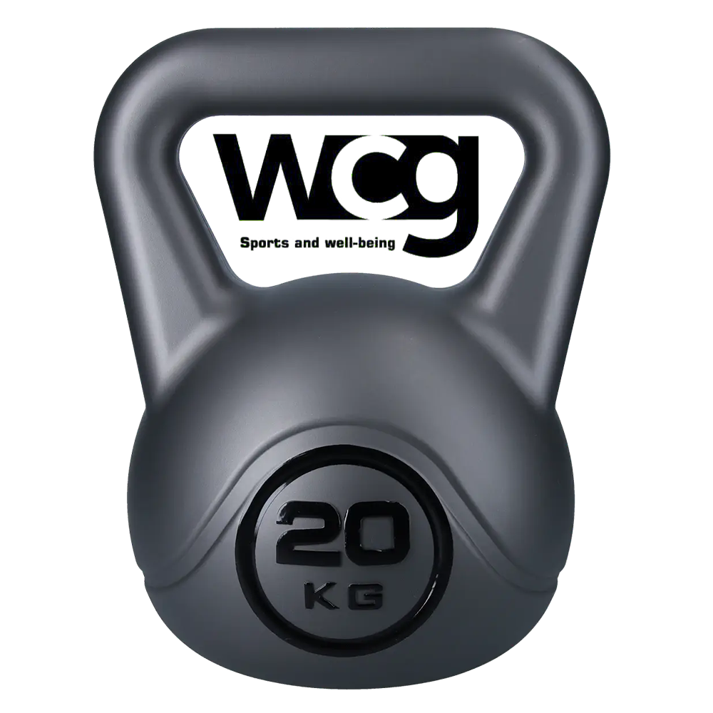 Гиря для кросфіту композитна гиря з вініловим покриттям протиударна гиря спортивна WCG Crossfit 20 кг