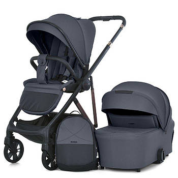 Візок 2в1 El Camino Coil ME 1190 — реверсивний блок, PU‑колеса з амортизацією, тканина UV50+