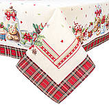 Скатертина на Новорічний стіл  137х137 см. гобеленова RUNNER1385, фото 9