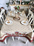 Скатертина на Новорічний стіл  137х137 см. гобеленова RUNNER1385, фото 2