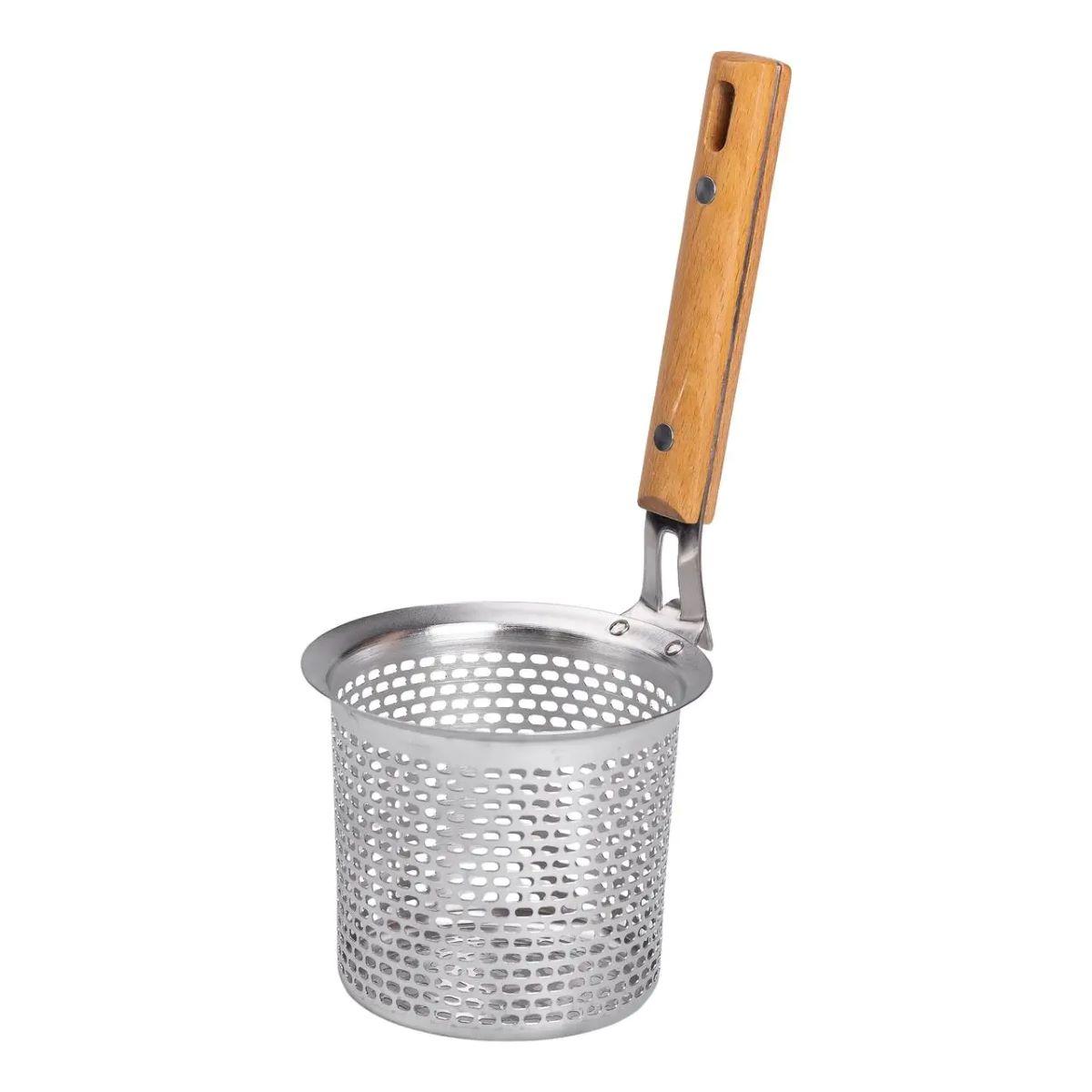 Сито з нержавіючої сталі для фритюру та варіння 10х8 см HP-19-25, фото 1