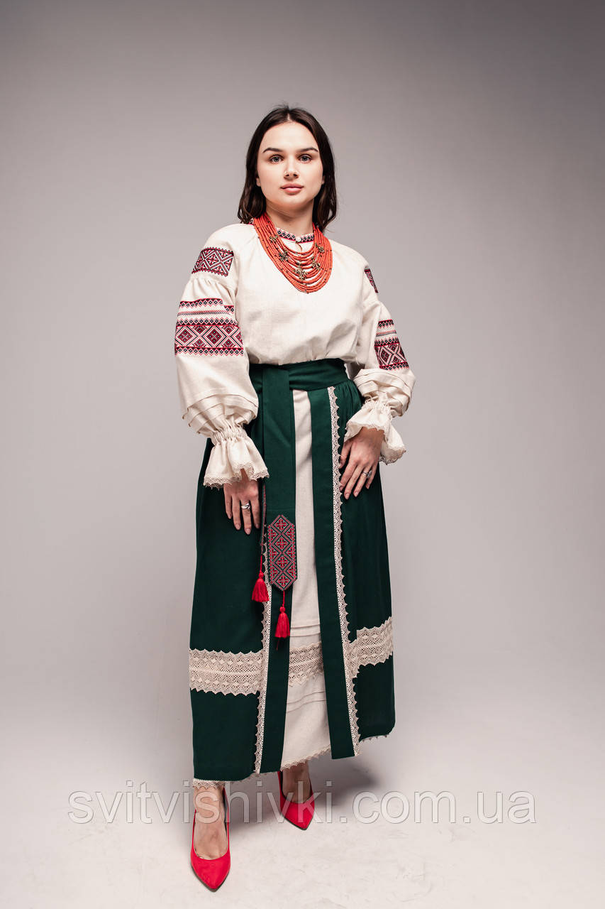 Сукня з плахтою в етно-стилі "Поліська", фото 1