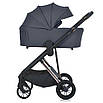 Універсальна коляска 2в1 El Camino Coil ME 1190 — 2 рівні висоти люльки/прогулянки, регульована ручка, складання «книжка», фото 3