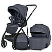 Універсальна коляска 2в1 El Camino Coil ME 1190 — 2 рівні висоти люльки/прогулянки, регульована ручка, складання «книжка», фото 2