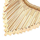 Комплект біжутерії в античному стилі. Кольє з сережками золотисте, фото 8