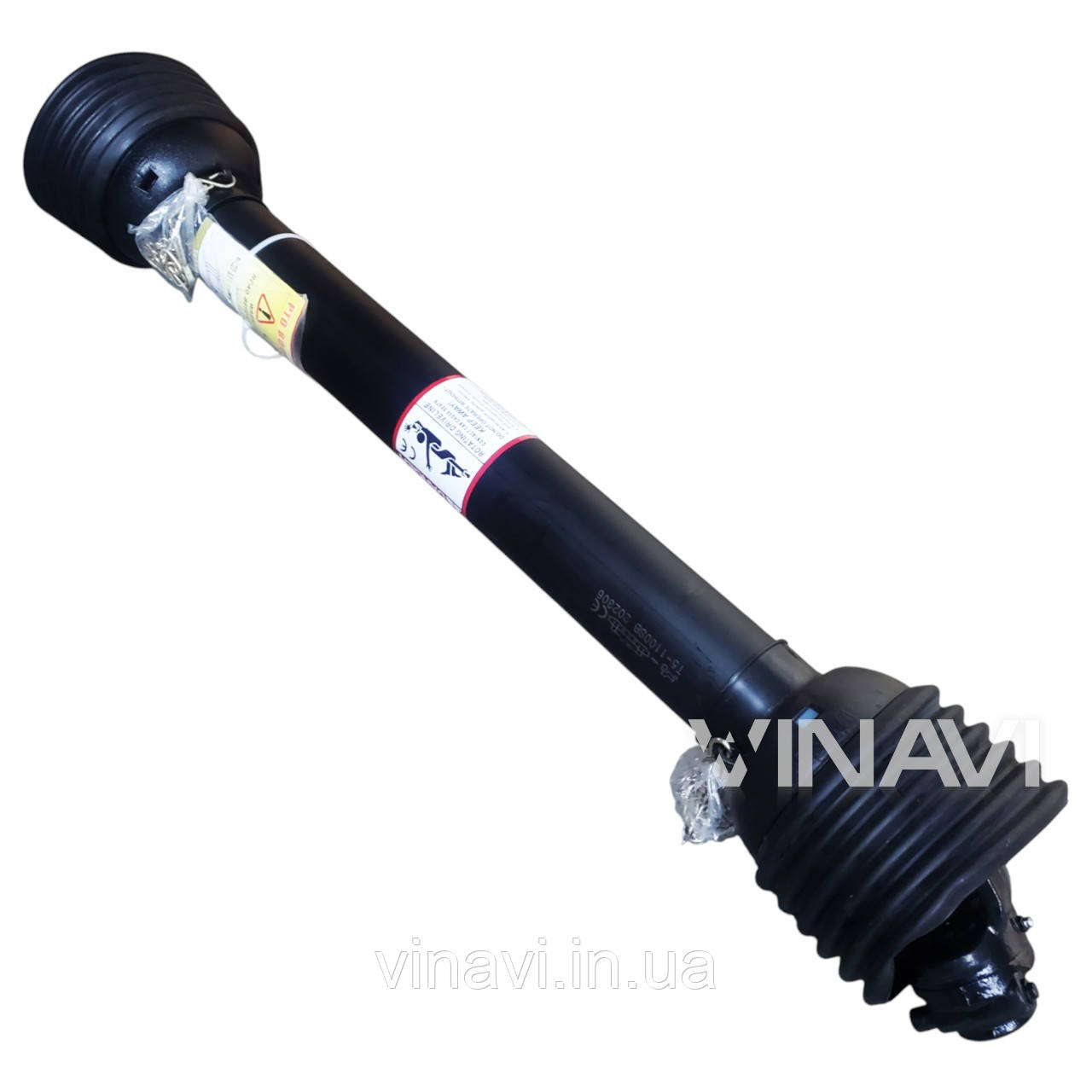 Карданний вал шліцевий із зривним болтом 110 см (6х8) для фрези, фото 1