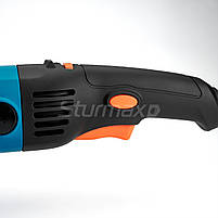 Кутова шліфувальна машина Sturm AG9514P, 125 мм, 1000 Вт,довга рукоять, швидкість обертання 4000-11000 об/хв, фото 6