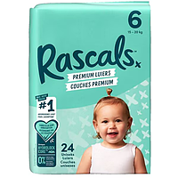 Підгузки преміум класу Rascals Premium Luiers 6 (15-20кг) 24шт