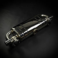 Глушник керований 073 L500 мм, вхід 76,1 мм, вихід 63,5 мм, AISI 304