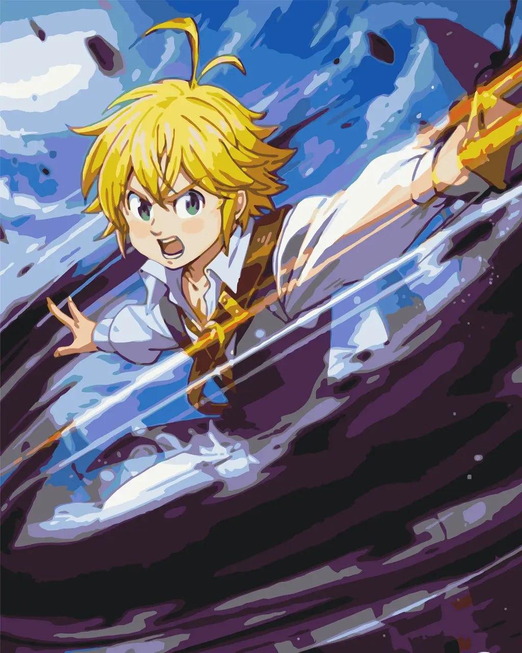 Купить Картину за номерами Семь смертных грехов Мелиодас Seven