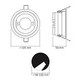 Світильник VIDEX під лампу GX53 врізний Білий (VL-SPF28R-W), фото 3