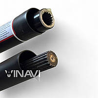 Карданний вал шліцевий із зривним болтом 85 см (6х8) для фрези, фото 2