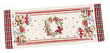 Доріжка раннер на стіл Новорічна 45х140 см., гобелен RUNNER1385, фото 7