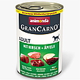 Корм Animonda GranCarno Adult Beef + Deer with Apple консервований для собак з яловичиною олениною і яблуком 400 г, фото 2