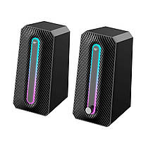 Стерео колонки ігрові HAVIT HV-SK216 USB RGB Black