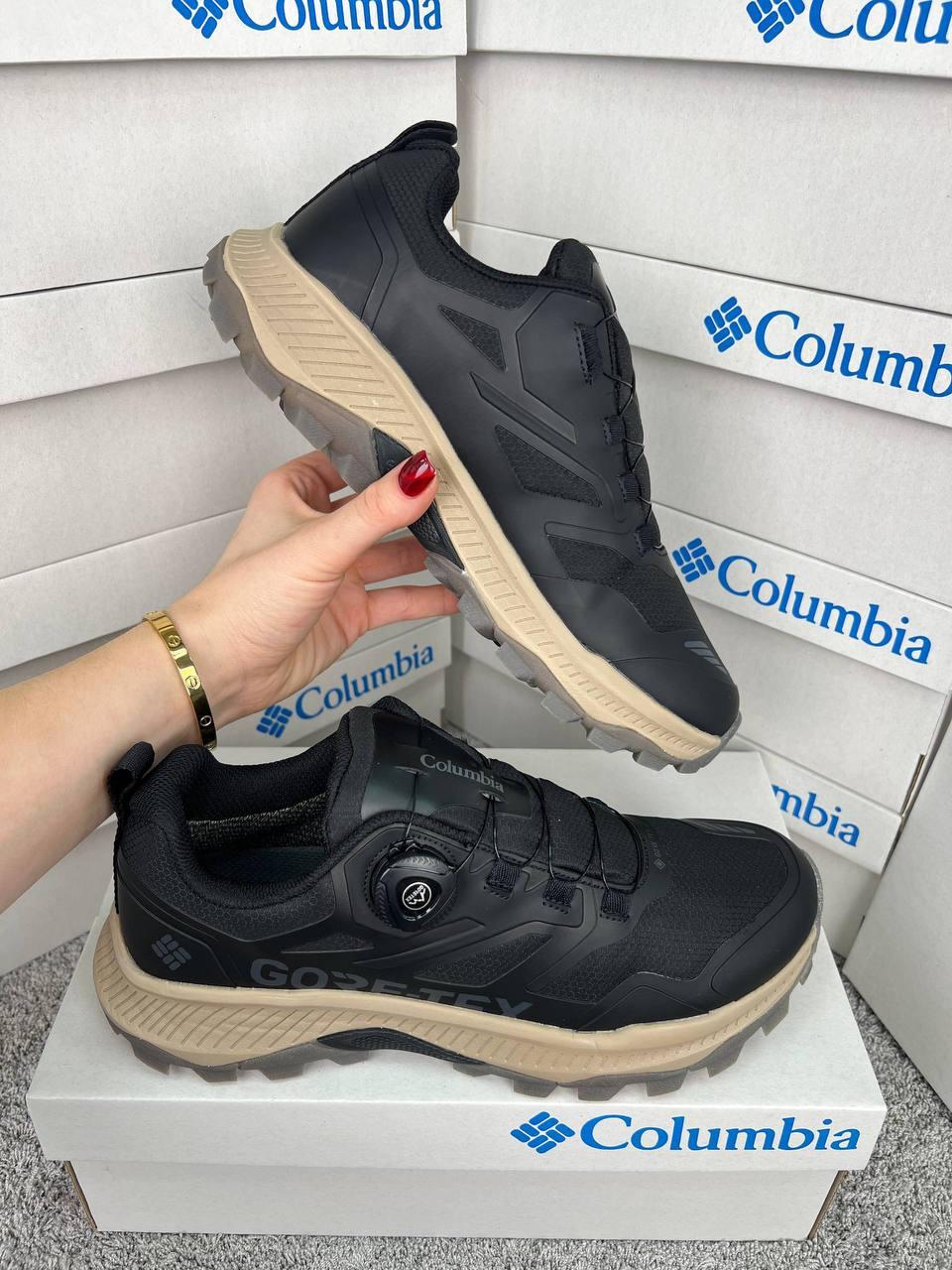 Чоловічі термо кросівки Col BOA GTX Black Beige, кеди водонепроникний текстиль чорні. Чоловіче взуття