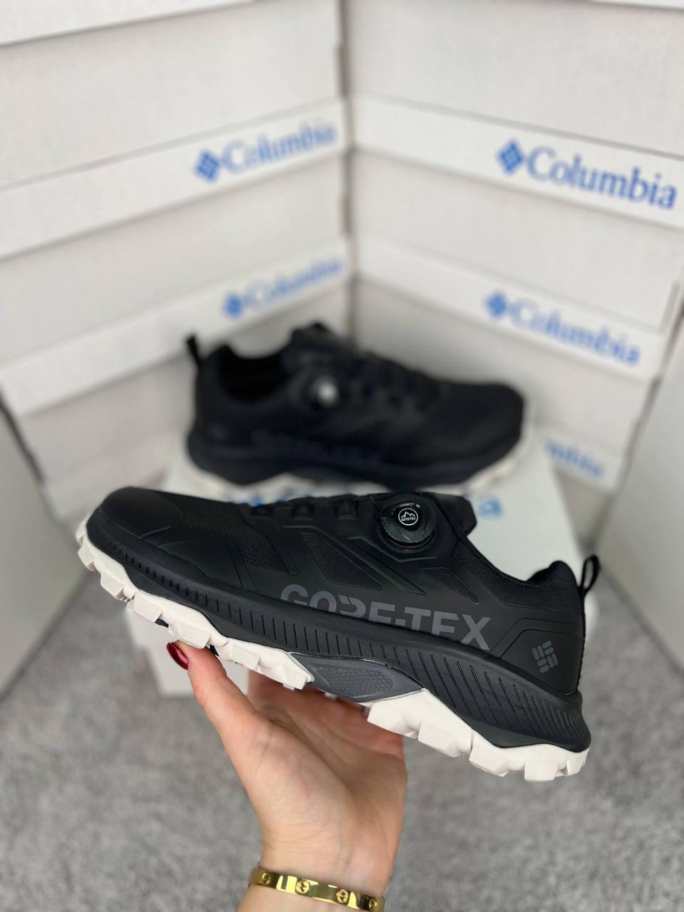 Чоловічі термо кросівки Col BOA GTX Black, кеди водонепроникний текстиль чорні. Чоловіче взуття