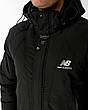 Чоловіча куртка New Balance спортивна утеплена зимова куртка Нью Баланс із капюшоном, фото 10