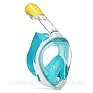 Маска для снорклінга Easybreath Tribord, Зелений S/M / Маска для підводного плавання, фото 4