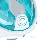 Маска для снорклінга Easybreath Tribord, Зелений S/M / Маска для підводного плавання, фото 10