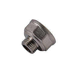 Перехідник редукційний 1/2″х1/4″ВЗ нікельований восьмигранний NK313O OPTIMUM (000031712)