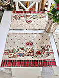 Серветка сервірувальна Новорічна гобеленова Limaso RUNNER1385, фото 2