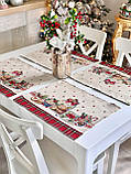 Серветка сервірувальна Новорічна гобеленова Limaso RUNNER1385, фото 5