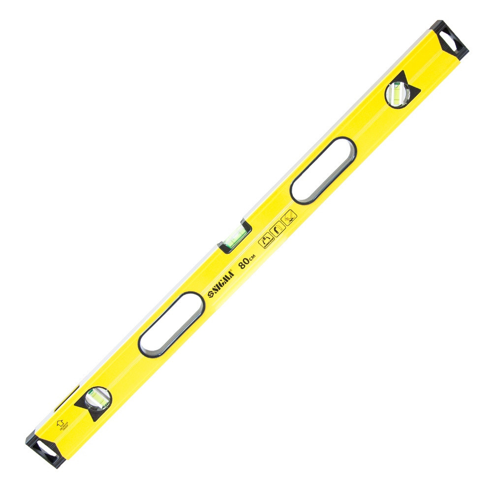 Рівень магнітний 3 капсули + вічко 80см SIGMA (3732081), фото 1