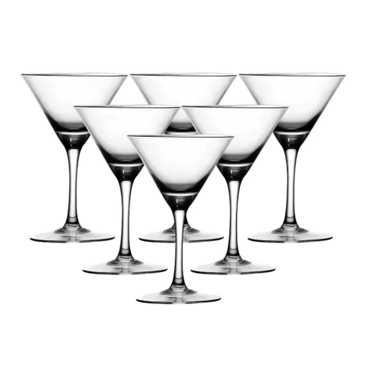 Набір келихів на високій ніжці 6 штук по 190 мл 6 штук для мартіні HP563
