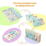 Термо килимок дитячий складаний двосторонній 150х200 Дитячий килимок трансформер термоковрики дитячі, фото 6