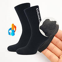 Чоловічі термошкарпетки чорні 40-46, теплі зимові носки для спорту і щоденного носіння